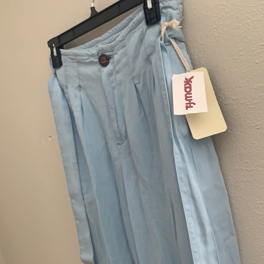 Light blue summer pants